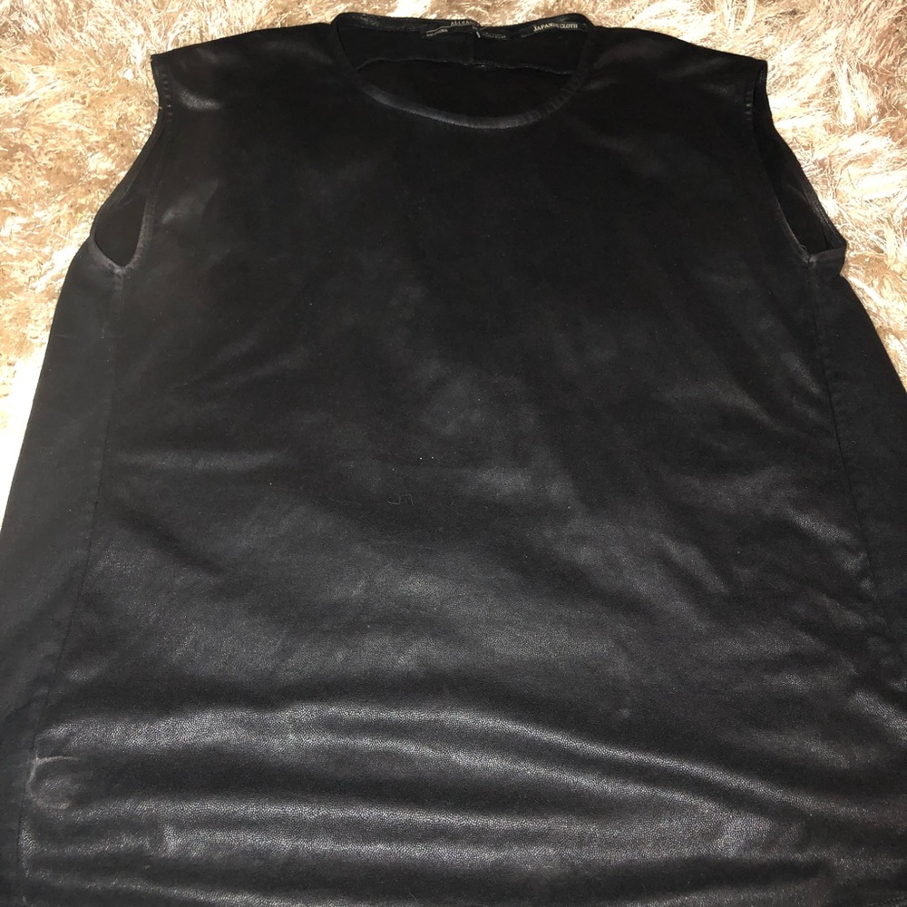 All Saints suede black top